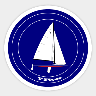 Y Flyer Sailboat Sticker